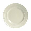 Tuxton China Hampshire American 9 in. Embossed Plate - White - 2 Dozen HEA-091